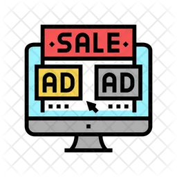 Online Sale Ad  Icon