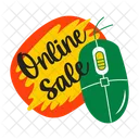 Online Sale Mouse Ecommerce Icon