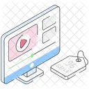 Online Sale Promotional Video Discount Offer Icon
