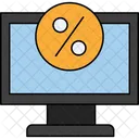 Online Sale Webstorediscount Cybermonday Icon