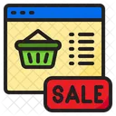 Shopping Sale Busket Icon
