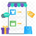 Sale App Mcommerce Shopping Sale Icon
