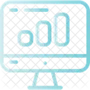 Online sales graph  Icon