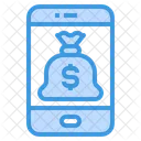 Smartphone Money Bag App Icon