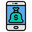 Smartphone Money Bag App Icon