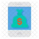 Smartphone Money Bag App Icon