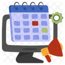 Online Schedule Online Planner Daybook Icon