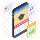 Educational App Online Scholarship Online Degree Icon