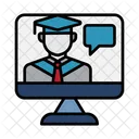 Online School Education Learning Icon