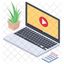 Online Schulungsvideo Video Tutorial Video Anleitung Symbol