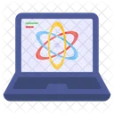 Online Science Online Physics Online Education Icon