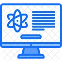 Computer Atom Monitor Icon