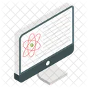 Atom Online Science Physics Icon