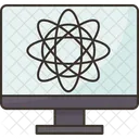 Online Science Education Computer Icon