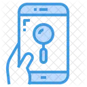 Search Magnifying Glass Smartphone Icon