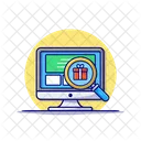 Online Search Gift  Icon
