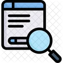 Online Search Search Page Search Result Icon