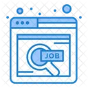 Online Search Job Online Find Job Online Job Icon