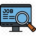 Online Search Job  Icon