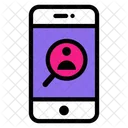 Online Search User  Icon