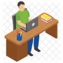 Online Reading Online Assignment Reading Student Icon