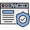 Online Security Protection Finance Icon