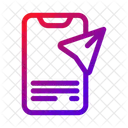 Phone Share Message Icon