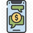 Online Send Money  Icon