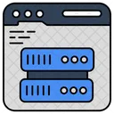 Online Server Dataserver Database Icon