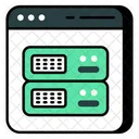 Online Server Dataserver Database Icon