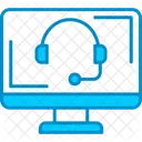 Online Service Online Support Helpline Icon