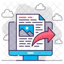 Online Share Document  Icon