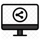 Online Sharing  Icon