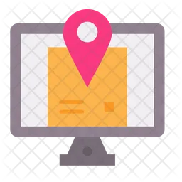 Online shipment tracking  Icon
