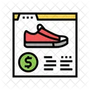 온라인 신발 쇼핑  아이콘