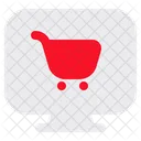 Online Shop Monitor E Commerce Icon