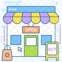 Online Shop Buy Online E Commerce Icon