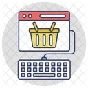 Online Shopping Webstore Icon