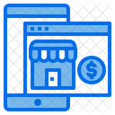 Smartphone Website Shop Icon