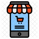 Online Shop Smartphone Shopping Icon