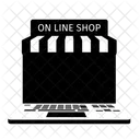 Online Shop Online Shopping Geschaft Symbol