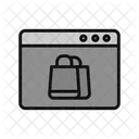 Online Shop Online Shopping Bag Icon