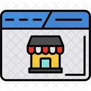 Online Shop Shopping Store Icon