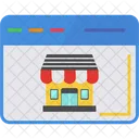 Online Shop Shopping Store Icon