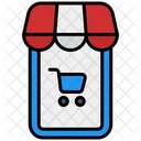 Online Shop Phone Online Icon