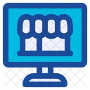 Online Shop Online Store Monitor Icon