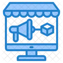 Online Shop Advertising  Icon
