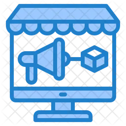 Online Shop Advertising  Icon