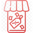 Online Shop Smartphone Shopping Icon