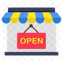 Online Shop Open Online Store E Shop Icon